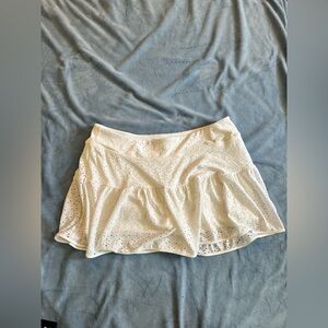 Like New Lilly Pulitzer Gardenia Skort Resort White Match Point Eyelet XL